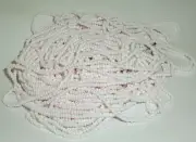Vintage Variegated Pinkish White Opaque Glass Seed Beads Czech NOS
