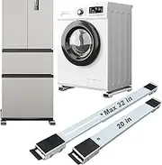 Heavy Duty Extensible Appliance Roller is Suitable for Washing Machines, Refrigerators, Dryers, Dishwashers and other Heavy Objects, can bear 300 kg. Washing Machine Base…