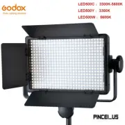 Godox LED500 LED Video Light Fill Light With Barn Door For Interviews Studios
