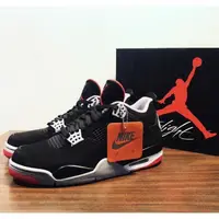 在飛比找蝦皮購物優惠-Air Jordan 4 Retro Bred 黑紅公牛 籃