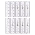10pcs Nail Art Ruler Bendable Multifunctional Precise Scale Nail Ruler Easy