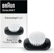 Braun EasyClick Cleansing Brush Attachment for Series 5, 6 and 7 Electric Razors, Compatible with Electric Shavers 5018s, 5020s, 6075cc, 7071cc, 7075cc, 7085cc, 7020s, 5050cs, 6020s, 6072cc, 7027cs
