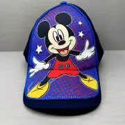 Disney Hat Cap Strap Back Blue Mickey Mouse Adjustable Casual Youth Boys