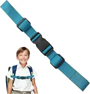 Backpack Chest Strap - Black Backpack Chest Strap | Adjustable Backpack Chest Strap | Multipurpose Schoolbag Chest Strap with Buckle, Wear-Resistant Chest Strap for Travel, Camping, Hiking