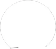 CAXUSD Washing Machine Door Seal Fish Tank Decorations Cars Record Player Hose Washer Door Seal Spring Clamp Door Gasket Spring Tension Clamp Washer Door Boot Ring Steel Wire Silver