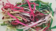 LOT 10 PR or 20 pieces ELASTIC MIXED RANDOM COLORS BRA STRAP STRAPS SEW ON 1/4"