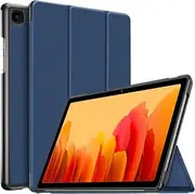 For Samsung Galaxy Tab A7 Cover, Tab SM-T500 / SM-T505 10.4 2020 Case Folio Leather Smart Magnetic Flip Stand Case Cover (Navy Blue)