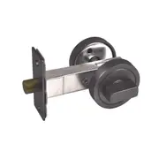 Nidus Door Round Privacy Snib Turn with Privacy Bolt 43mm Graphite Grey