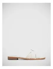 [Wittner] Docker Leather Slide in Optic White