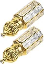 minkissy 2pcs Travel-friendly Essential Oil Bottles Refillable Perfume Containers Portable Bottles for Fragrance and Aromatherapy (3ml)