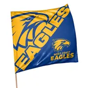 West Coast Eagles AFL Square Game Day Flag