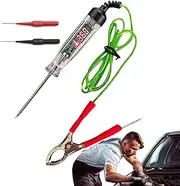 Test Light Automotive | Buzzer Circuit Tester,Fuse Tester with Flashlight, Digital Voltage Display and Probe for RV, Continuity Fuses, Vehicles, Car