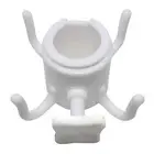 Beach Sunshade Umbrella Hooks Outdoor Travel Four-leg Plastic Hook (White)