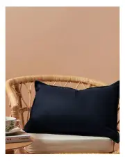 [Natural Home] Ardenne Rectangular Cushion with Oxford Edge 40x60cm in Blue