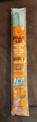 Vintage New E-Z-V ROLL-A-LOG #320 Makes Logs From Newspaper That Burn Like Wood