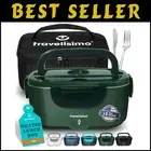 Versatile 3-in-1 Electric Lunch Box - Portable, Hygienic Food Warmer for Adults
