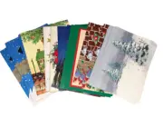 Christmas Cards Holiday Paper Magic Group 41 Assorted 9 Designs W/ 35 Envelopes