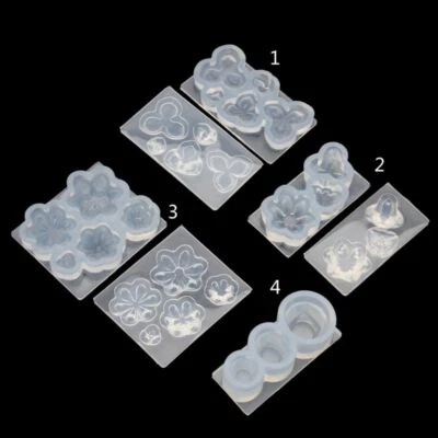 Mini Size Flower Succulent Plants Flowerpot Silicone Resin Mold Art Craft Tools