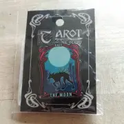 THE MOON Wolf TAROT Folklore Mythology Legend XVIII CARD PIN~FREE SHIPPING!
