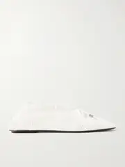 [TOTEME] TOTEME - Knitted Ballet Flats - Cream - IT37 IT 37 Cream