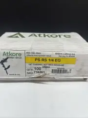Power-Strut PS RS 1/4” EG , 1/4” Channel Nuts With Spring (Box of 100)