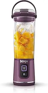 [NINJA] Blast Portable Blender, 530ml, Leakproof Lid & Sip Spout, Powerful Cordless Mini Blender, Rechargeable, Portable Smoothies, Protein Shakes, Blends Ice & Frozen Fruit, Purple, BC151UKPR