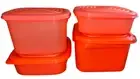 Tupperware Stuffables Set Containers Food Storage Bowls New Orange Set 4