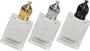 FOMIYES 3Pcs Bottles Refillable Essential Oil Containers Stylish Empty Bottles for Home Office Beauty Salon Use