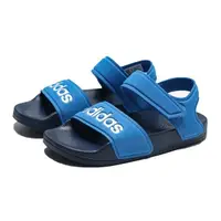 在飛比找Yahoo奇摩購物中心優惠-ADIDAS ADILETTE SANDAL K 藍白 魔鬼