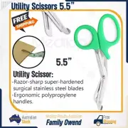 EMT First Aid Medical Utility Scissors Green Bandage Cutting Shears 5.5 |Meditop