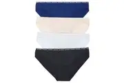 4 x Bonds Womens Seamless Hipster Bikini Underwear Multi Briefs
