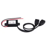 DC 12V To DC 5V 3A Dual USB Charger Adapter Power Converter Module For Car e