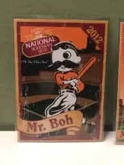 2012 NATIONAL BOHEMIAN BEER MR NATTY BOH BASEBALL CARD BALTIMORE ORIOLES!