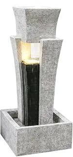 Modern Pillar with Shower Water Fountain Water Feature