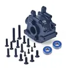 GPM Racing Aluminum 7075 Front Bulkhead Black for Losi 1:10 Lasernut U4 Tenacity