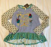 NWT Matilda Jane Glimmer Tunic Top Girls Once Upon A Time Shirt Size 14