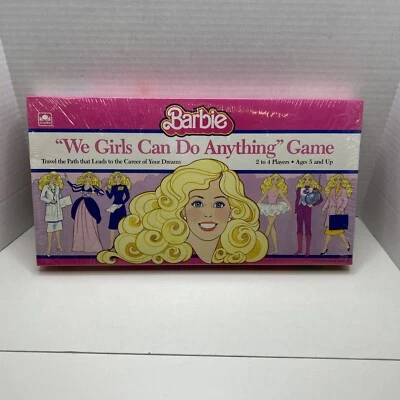1986 We Girls Can Do Anything Barbie Game SEALED NIB