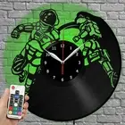 LED Clock Cosmos Vinyl Record Wall Clock Led Light Wall Clock 1856