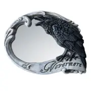 Alchemy of England Gothic Nevermore Raven Skull Roses Compact Makeup Mirror V27