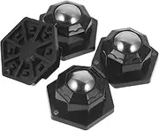 COMNESTBI 1Set Heavy Duty Swivel Caster Wheels Rotating Wheels for Furniture and Storage Boxes Self Adhesive Balls