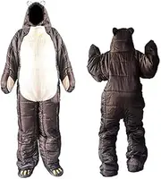 Camping Sleeping Bag Wearable Extreme Weather Warm Sleeping Bag Suit for Cold Weather Outdoors Lightweight Sleeping Bag