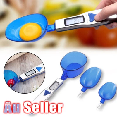 Digital Spoon Scale Food Weight Kitchen Gram Electronic LCD Measure Lab 0.1-500g