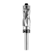 Carbide Compression Flush Trim Router Bit 1/4 Shank with Top & Bottom Bearing...