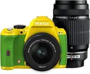 PENTAX Digital SLR Camera K-r W Zoom Kit Yellow/Green 064 K-rWZK YE/GR064