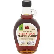 Woolworths 100% Canadian Maple Syrup 250ml