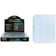 ULTRA PRO PLATINUM Trading Card 9 Pocket POKEMON MAGIC AFL Pages 11 Holes Sleeve
