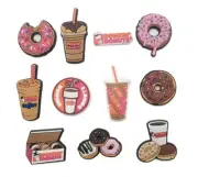 Dunkin Donuts Shoe Croc Charm 11 Pcs