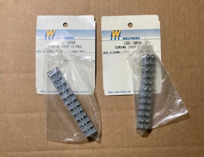 6pks OF Walthers Terminal Connecting Strips 125-7150 186-3094 NIP