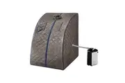Portable Steam Sauna Therapeutic Home Sauna Spa Kit with Steam Pot, Portable Chair & Remote Control