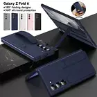 For Samsung Galaxy Z Fold 6 5 4 Shockproof Wristband Stand Case Screen Protector